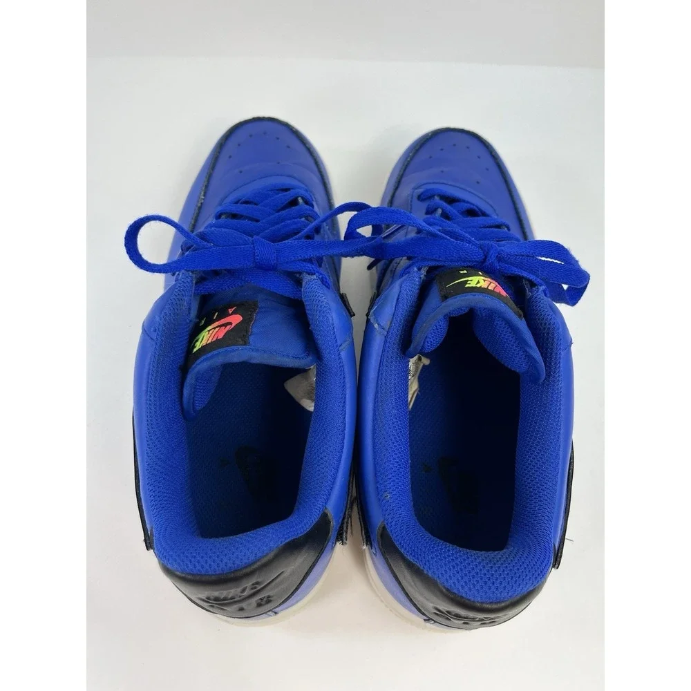 Nike Air Force 1 '07 LV8 Men's Size 8 Removable Swoosh Racer Blue CI0064-400